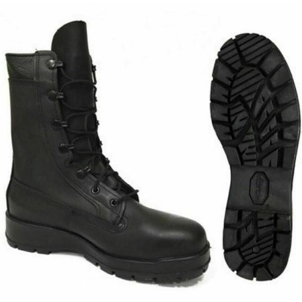 Belleville F360ST Combat Boots Mens 4 Black Excellent Steel Toe Vibram Tactical